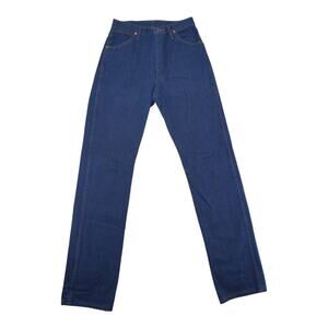 Wrangler Cowboy Cut Original Fit Jeans 14MWZG Men’s Blue Denim 11x36 USA Fabric